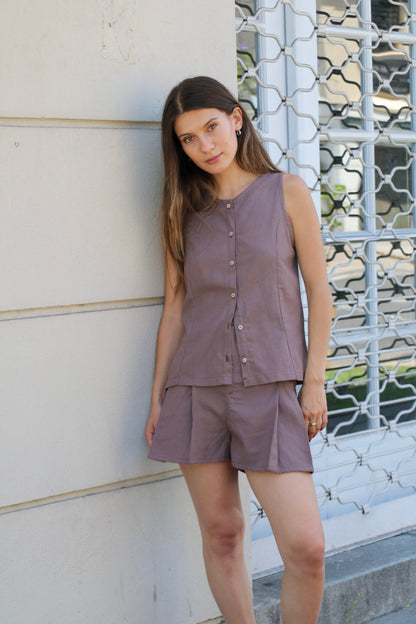 Blusa Zarza Mocha